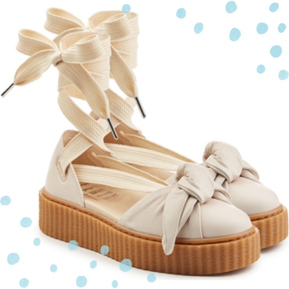 Fenty by Rihanna Bow tie up creepers size 8 - Picture 2 of 8